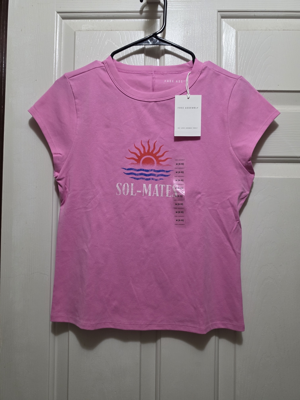 Free Assembly Pink 'Sol-Mates' Graphic Tee
